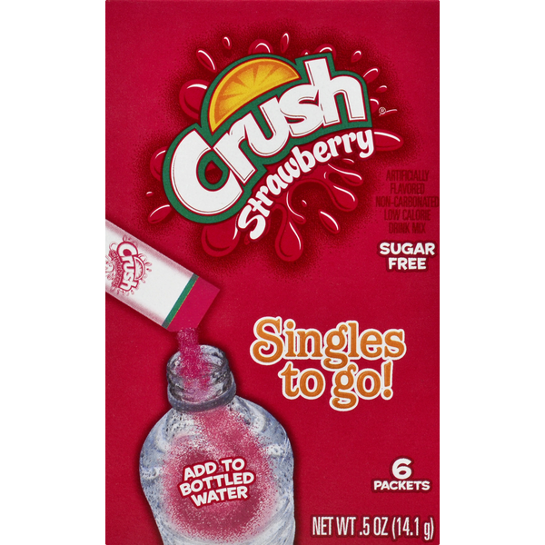 Cocoa & Drink Mixes Crush Drink Mix, Strawberry hero