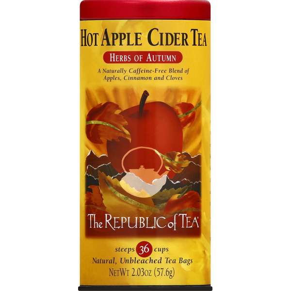 Tea The Republic of Tea Tea, Hot Apple Cider, Bags hero