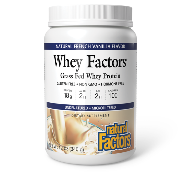 Protein & Meal Replacements Natural Factors Grass Fed Whey Protein hero