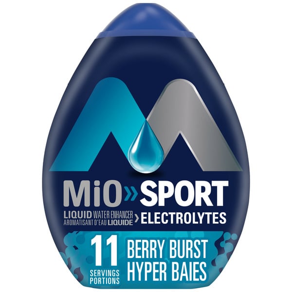 Water, Seltzer & Sparkling Water MiO Sport Electrolytes Berry Burst Liquid Water Enhancer hero