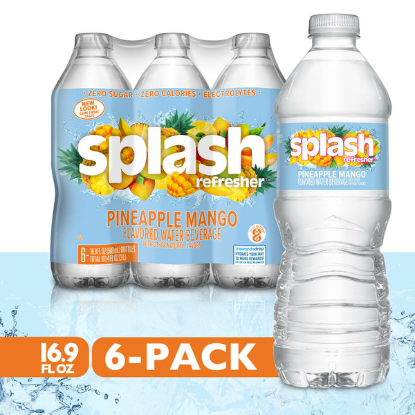 Cocoa & Drink Mixes Splash Refresher, Pineapple Mango Flavored Water hero