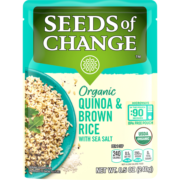 Grains, Rice & Dried Goods SEEDS OF CHANGE Quinoa & Brown Rice, Organic, with Sea Salt hero