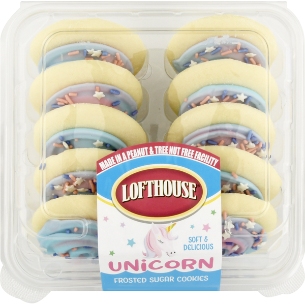 Cookies & Cakes Lofthouse Cookies, Frosted Sugar, Unicorn hero