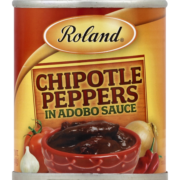 Canned & Jarred Vegetables Roland Foods Peppers, Chipotle, in Adobo Sauce hero