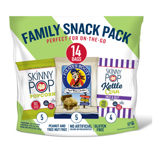 Popcorn & Jerky SkinnyPop Family Snack Pack, Assorted hero