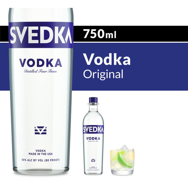 Spirits SVEDKA Vodka Bottle hero