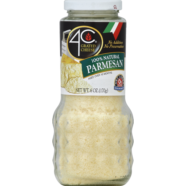 Packaged Cheese 4C Foods Cheese, Grated, Parmesan hero