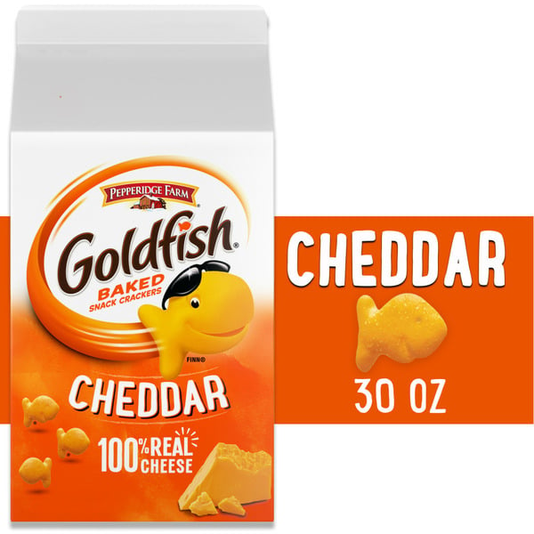 Crackers Pepperidge Farm Goldfish Cheddar Cheese Crackers hero