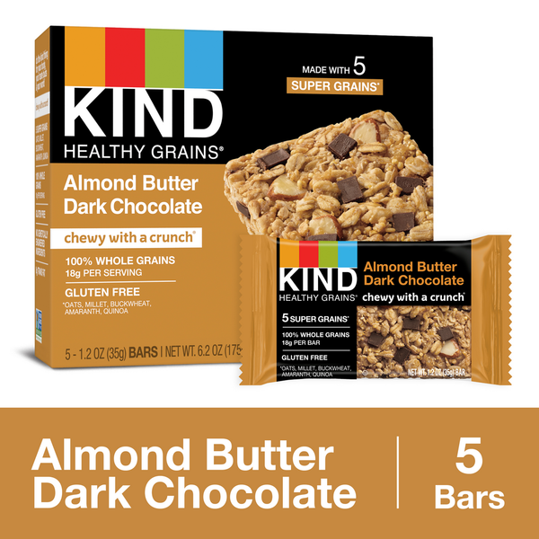 Energy & Granola Bars KIND Almond Butter Dark Chocolate hero