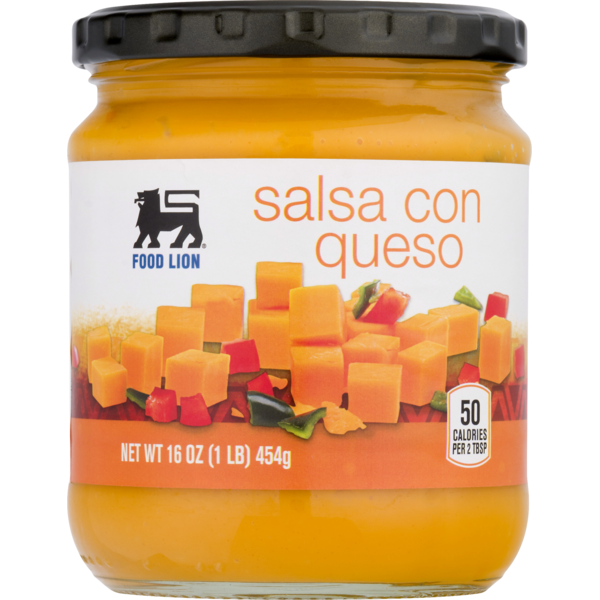 Mexican/Hispanic/Latino Foods Food Lion Queso, Salsa Con, Jar hero