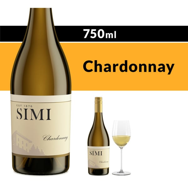 White Wines SIMI Chardonnay White Wine Bottle hero