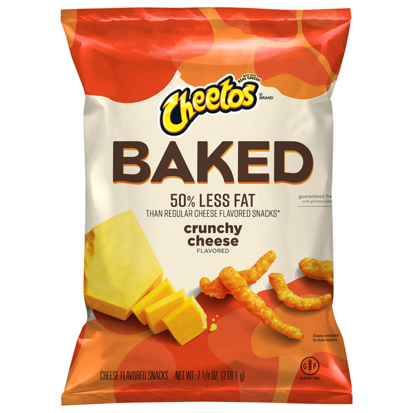 Chips & Pretzels Cheetos Baked Crunchy Cheese Flavored Snacks hero