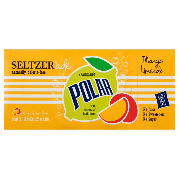 Soft Drinks Polar Sparkling Seltzer Mango Limeade hero