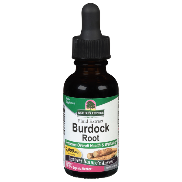 Vitamins & Supplements Nature's Answer Burdock Root, 2000 mg hero