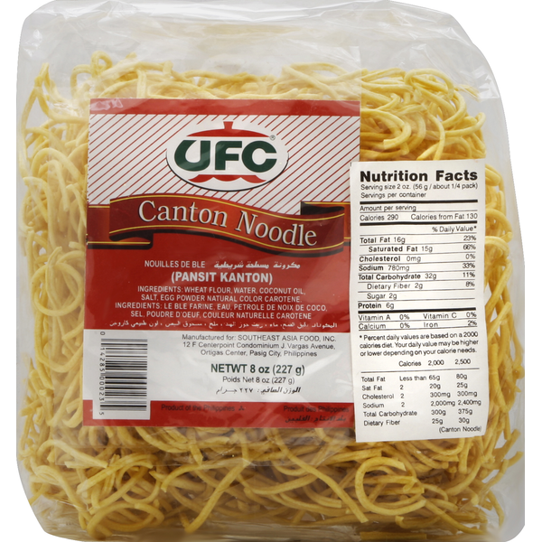 Dry Pasta UFC Canton Noodle hero