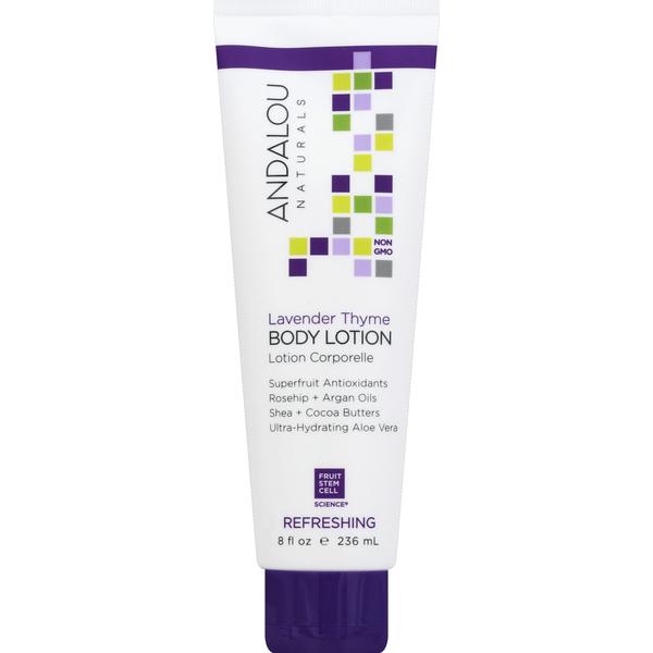 Body Care | Lotion, Sunscreen Andalou Naturals Body Lotion, Refreshing, Lavender Thyme hero