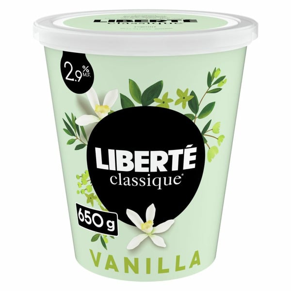 Yogurt Liberté Classique 2.9% Smooth Traditional Yogurt, Vanilla hero