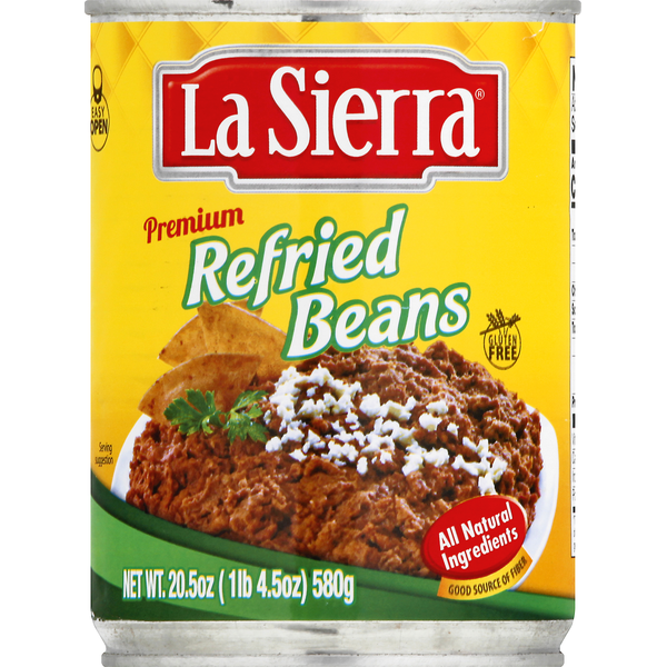 Canned Meals & Beans La Sierra Refried Beans, Premium hero