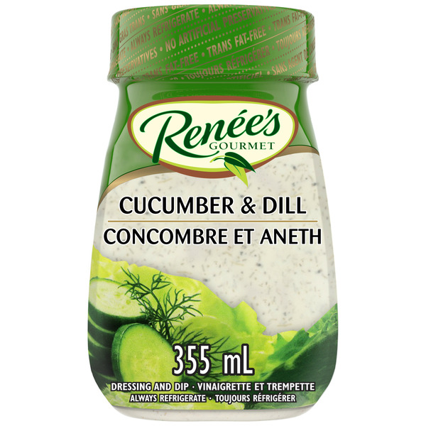 Salad Dressing & Toppings Renees Cucumber and Dill Dressing hero