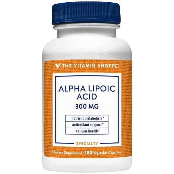 Antioxidants The Vitamin Shoppe Alpha Lipoic Acid Antioxidant - 300 MG (180 Capsules) hero