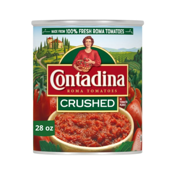 Canned/Jarred Vegetables Contadina Crushed Tomatoes in Tomato Puree hero