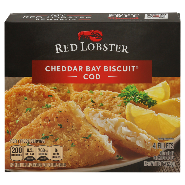 Red Lobster Cod, Cheddar Bay Biscuit hero