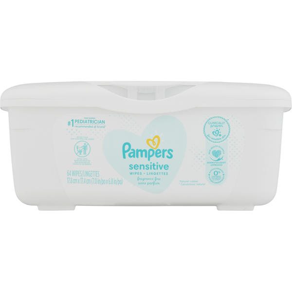 Diapers & Wipes Pampers Wipes, Fragrances Free, Sensitive hero