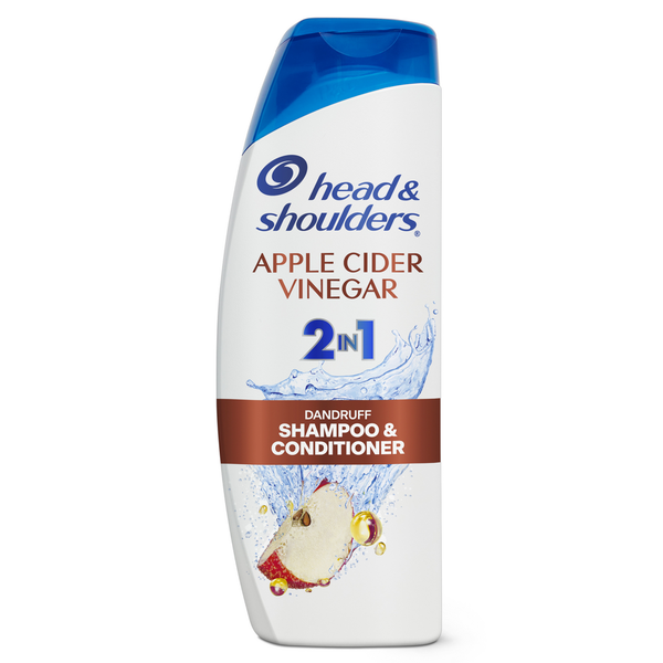 Hair Care Head & Shoulders 2 in 1 Dandruff Shampoo and Conditioner, Apple Cider Vinegar hero