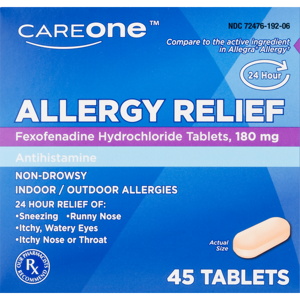 Cold, Flu & Allergy CareOne Allergy Fexofenadine Tablets hero