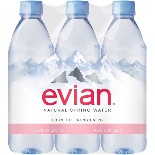 Water, Seltzer & Sparkling Water evian Natural Spring Water hero