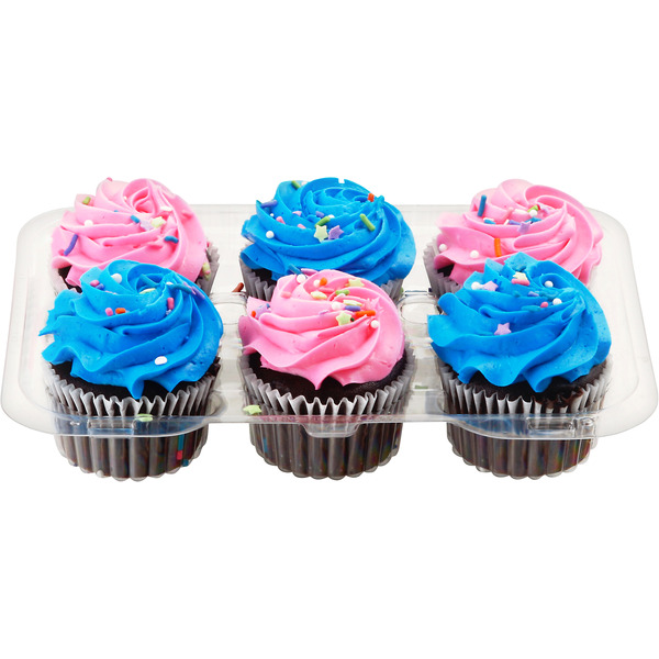 Bakery Cakes & Cupcakes Food Lion Chocolate Cupcake with Vanilla Buttercream Frosting 6ct hero