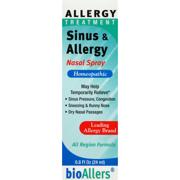 Cold, Flu & Allergy bioAllers Allergy Treatment, Sinus & Allergy, Nasal Spray hero