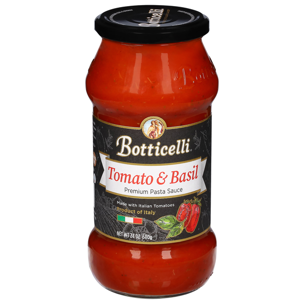 Pasta Sauce Botticelli Pasta Sauce, Premium, Tomato & Basil hero