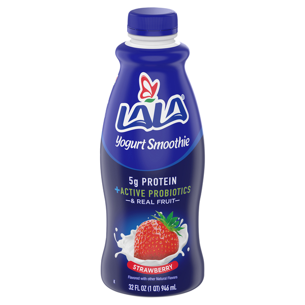 Yogurt LALA Yogurt Smoothie, Strawberry hero