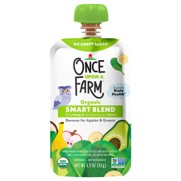 Baby Food & Formula Once Upon a Farm Smart Blend, Organic, No Added Sugar hero