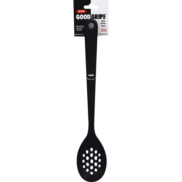 Kitchen Supplies OXO Spoon, Slotted, Nylon hero