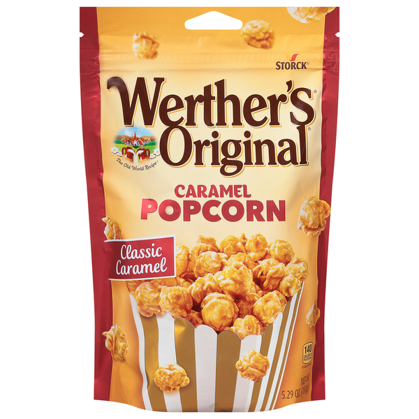 Popcorn & Jerky Werther's Original Popcorn, Classic Caramel hero