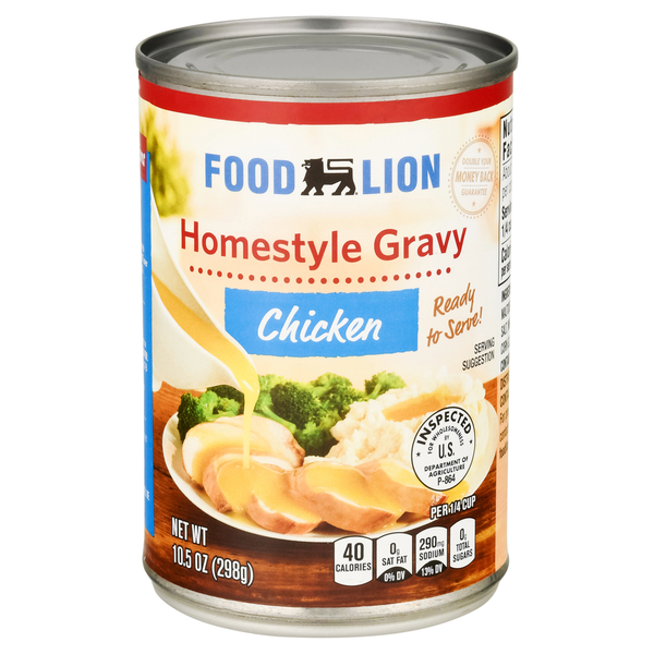 Instant Foods Food Lion Gravy, Chicken, Homestyle hero