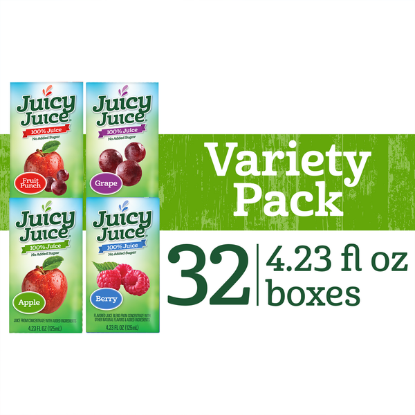 Juice & Nectars Juicy Juice Variety (Apple, Berry, Grape, Punch) hero