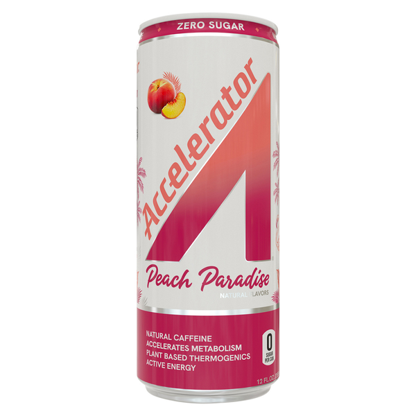 Energy & Sports Drinks Accelerator Energy Drink, Peach Paradise hero