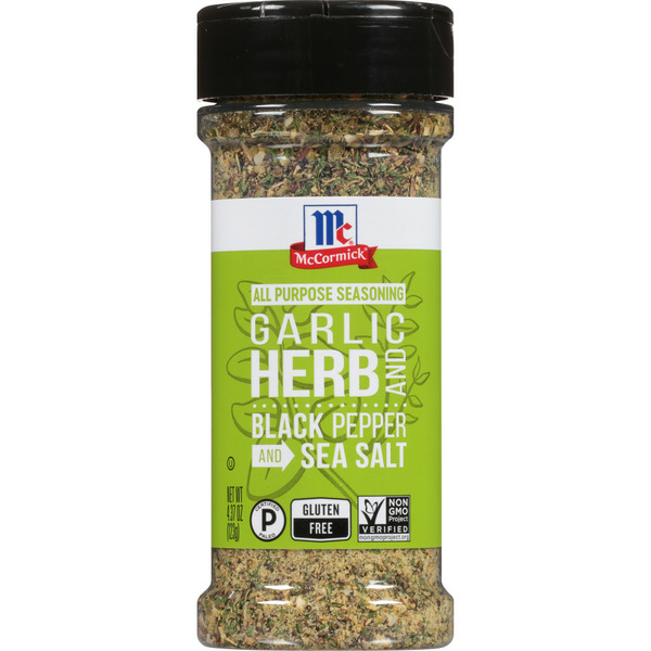 Spices & Seasonings McCormick® Garlic, Herb and Black Pepper and Sea Salt All Purpose Seasoning hero