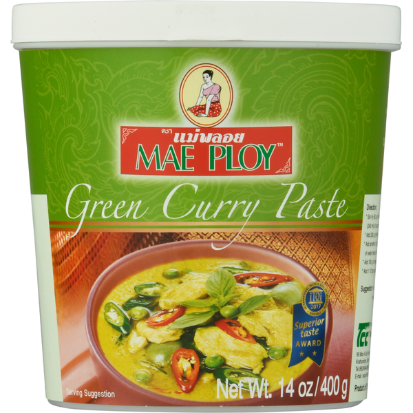 Asian Foods Mae Ploy Curry Paste, Green hero