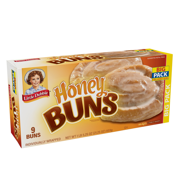 Breakfast Breads, Donuts & More Little Debbie Honey Buns hero