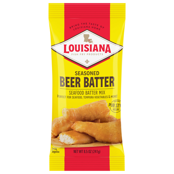 Marinades & Meat Preparation Louisiana Fish Fry Products Batter Mix, Seafood, Beer Batter, Seasoned hero