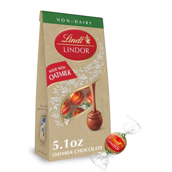 Candy & Chocolate Lindt Lindor OatMilk Chocolate Truffles, Non-Dairy Chocolate Truffles hero