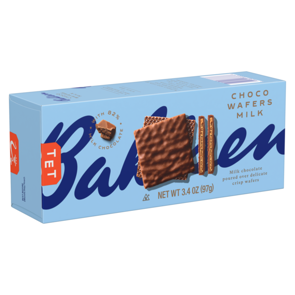 Bahlsen Delicate wafers fully covered with milk chocolate. hero