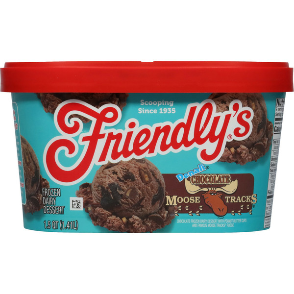 Friendly's Chocolate Moose Tracks Ice Cream hero