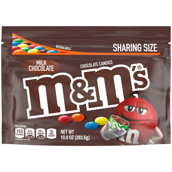 M&M's Milk Chocolate Candy Sharing Size hero