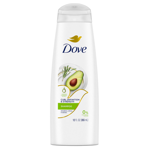 Hair Care Dove Shampoo, Curl Definition & Strength hero