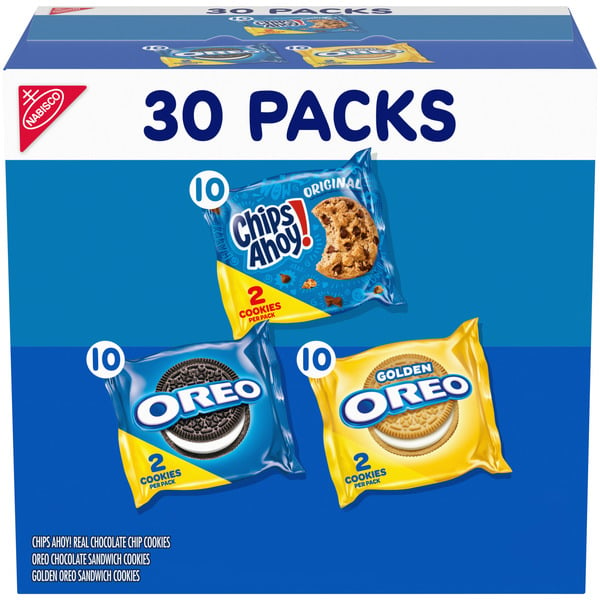 Cookies & Cakes Chips Ahoy!/Oreo Sweet Treats Cookie Variety Pack, Snack hero